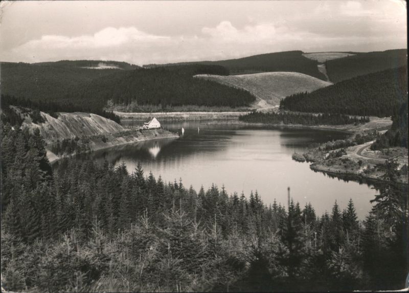 Oker Dam and Reservoir in Harz Mountains Germany A. H. Wagner