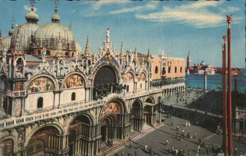 St. Mark's Basilica and Piazza San Marco, Venezia Venice Italy