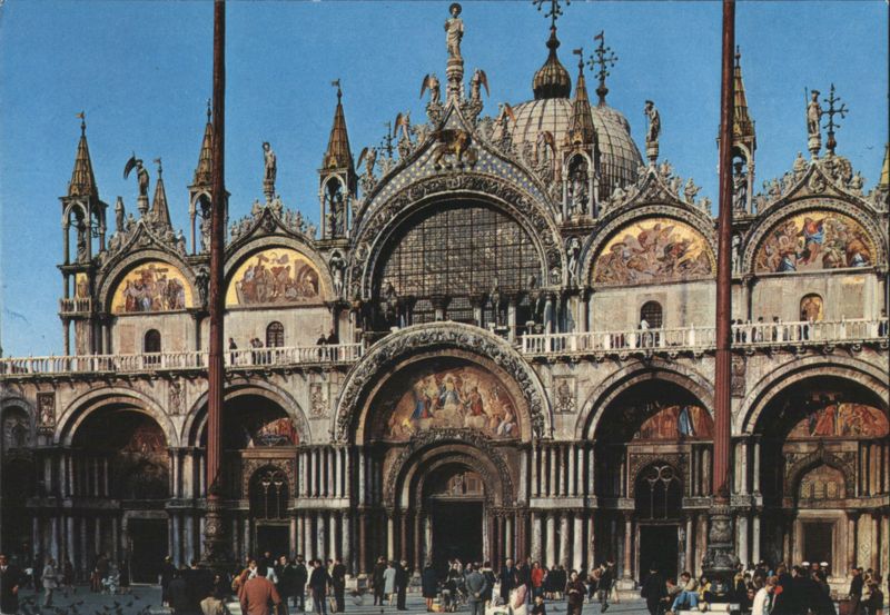 St. Mark's Basilica Facade, Venice Italy