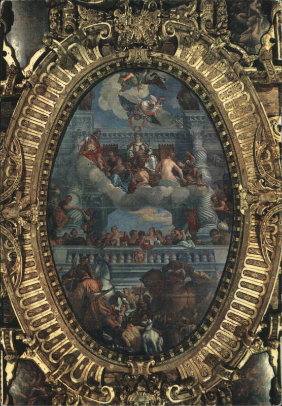 The Triumph of Venice by Veronese, Doge's Palace Italy
