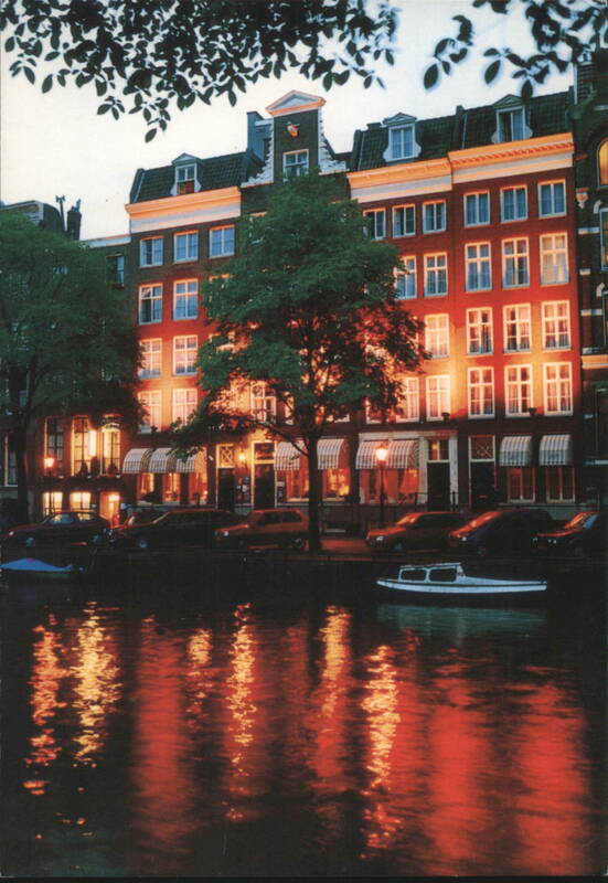 Hotel Estheréa, Singel Canal Evening View Amsterdam The Netherlands