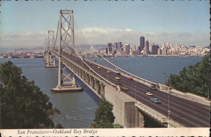 San Francisco—Oakland Bay Bridge with City Skyline California
