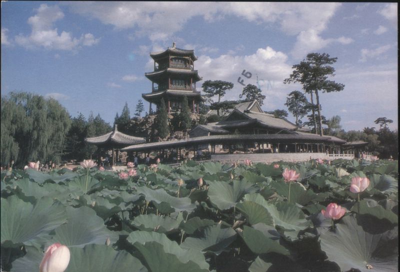 Golden Hill Pagoda and Lotus Pond, Beijing China