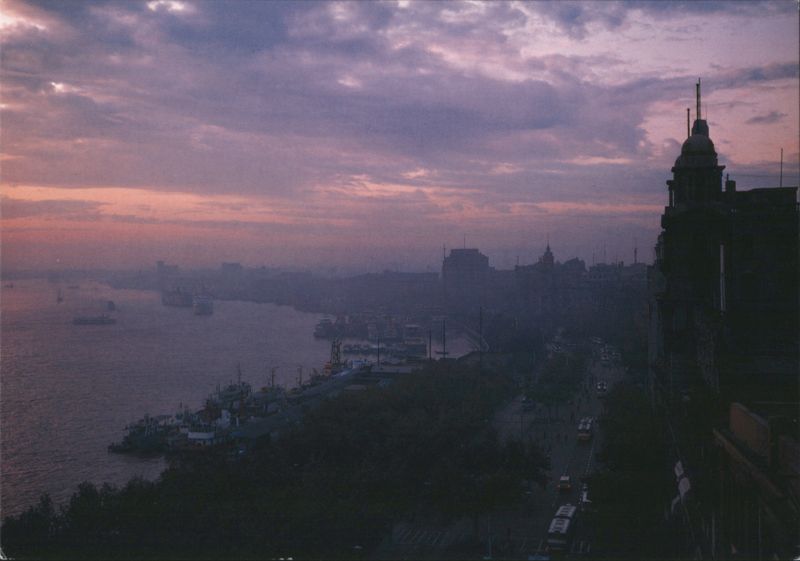 Morning on the Huangpu River, Shanghai China