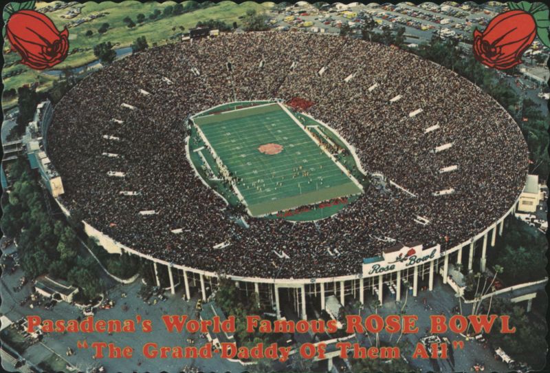 Pasadena's World Famous Rose Bowl - Grand-Daddy of Them All California