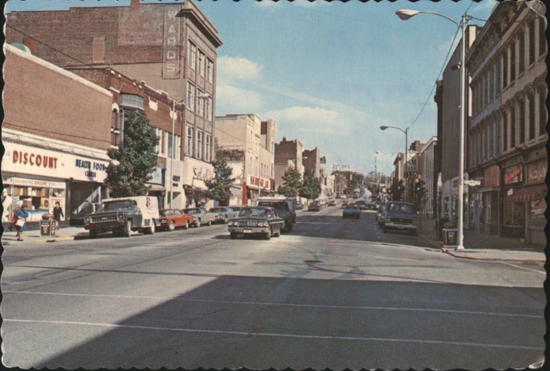 Broadway at Fourth Street, Logansport Indiana