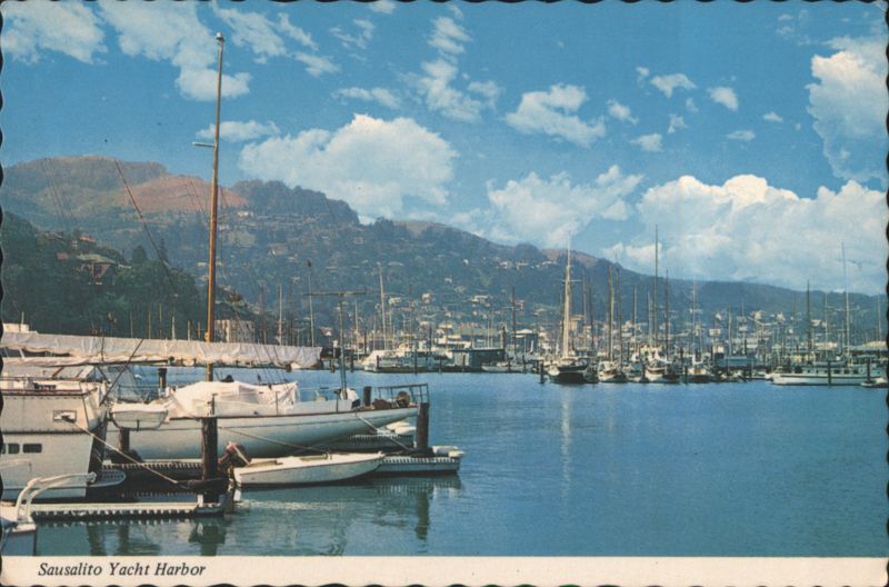 Sausalito Yacht Harbor California MIKE ROBERTS