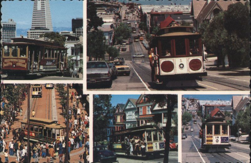 San Francisco Cable Cars by Andrew Hallidie California