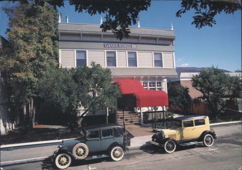 Garden Street Inn with Vintage Cars, San Luis Obispo California