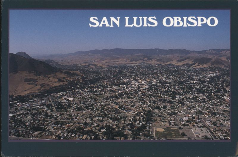Aerial View of San Luis Obispo California Kyle W. Smith