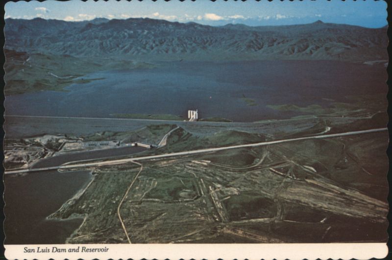 San Luis Dam and Reservoir, San Joaquin Valley California