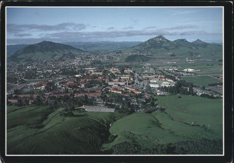 Aerial View of San Luis Obispo and Cal Poly California