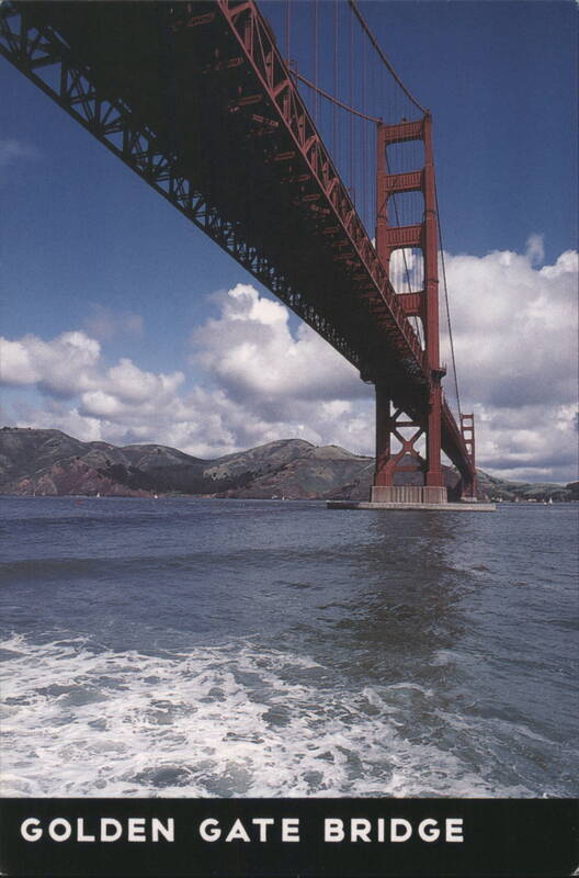 Golden Gate Bridge from the Water San Francisco California