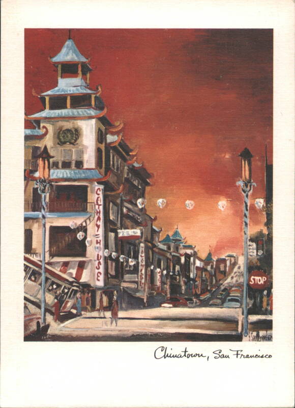 San Francisco Chinatown with Cable Car California S. Juanez