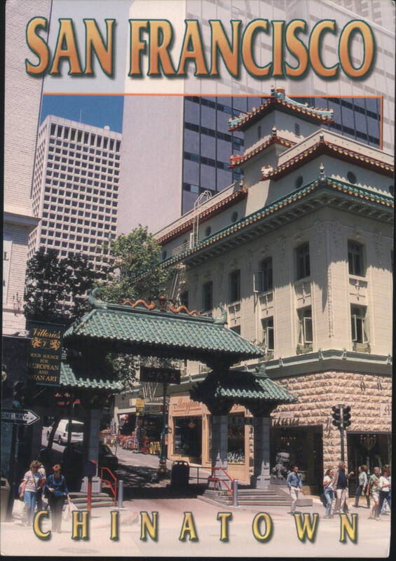 San Francisco Chinatown Gate on Grant Ave. California