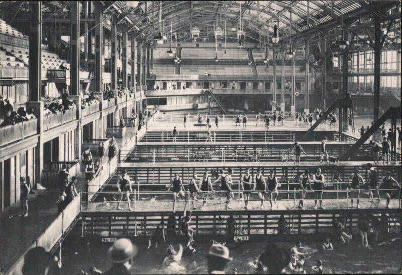 Interior of Sutro Baths, Spectator's View San Francisco California