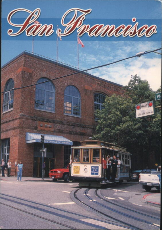 San Francisco Cable Car Museum & Washington Street Cable Car California