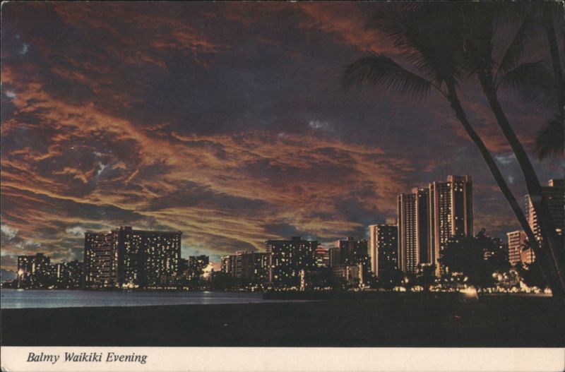 Balmy Waikiki Evening Hawaii