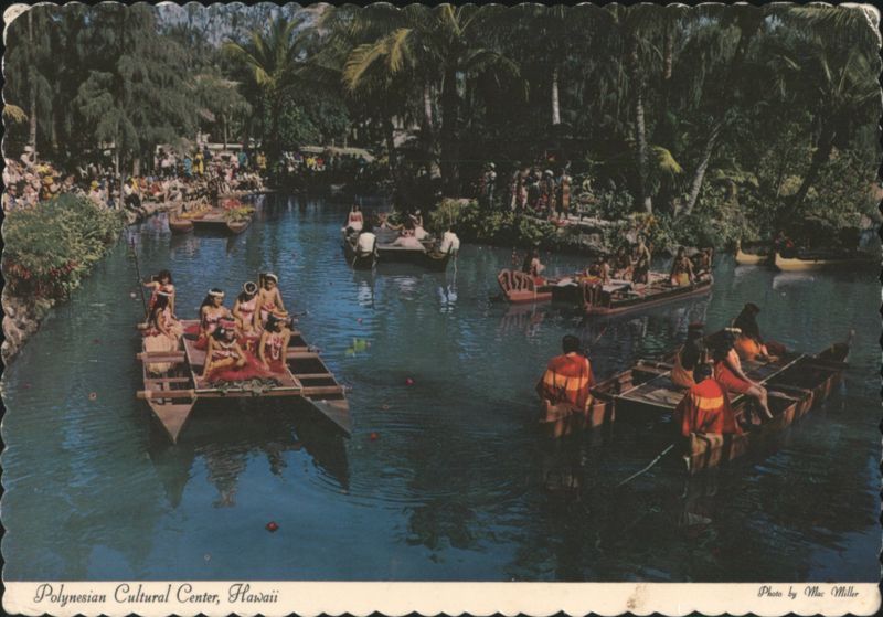 Polynesian Cultural Center, Long Canoes Pageant Laie Hawaii