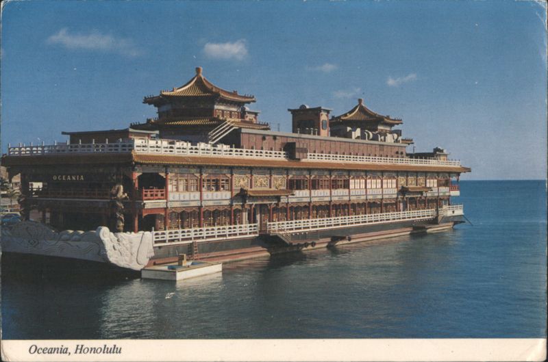 The Oceania Floating Restaurant, Honolulu Hawaii