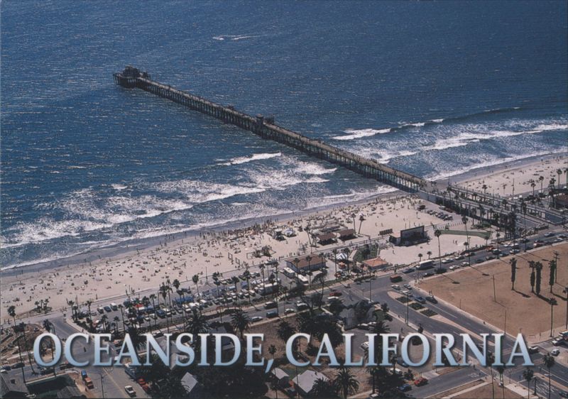 Oceanside Pier and Beach California James Blank