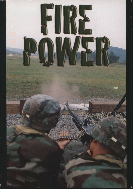 FIRE POWER: Soldiers Firing M-60 Machine Gun Steve Crawford