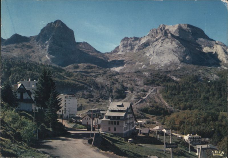 Gourette - General View of the Pyrenees Mountains France