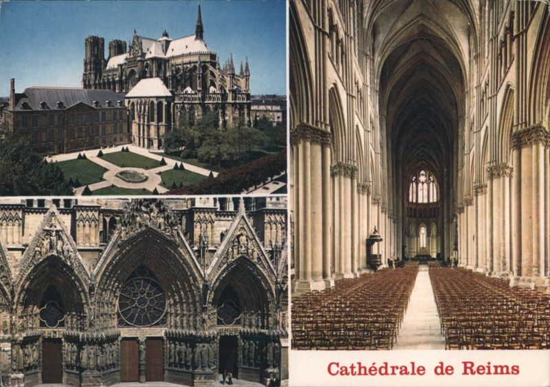 Cathédrale de Reims - Exterior, Interior, & Portals France