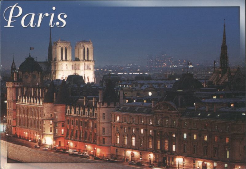 Paris: Conciergerie, Notre-Dame at Night France Xavier JORDI