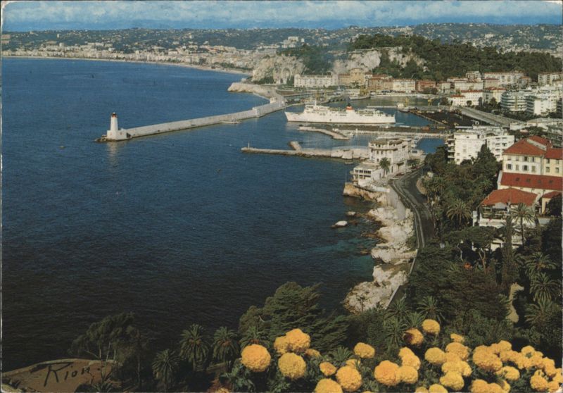 Nice - Port Exit with Lighthouse and Coastal View France