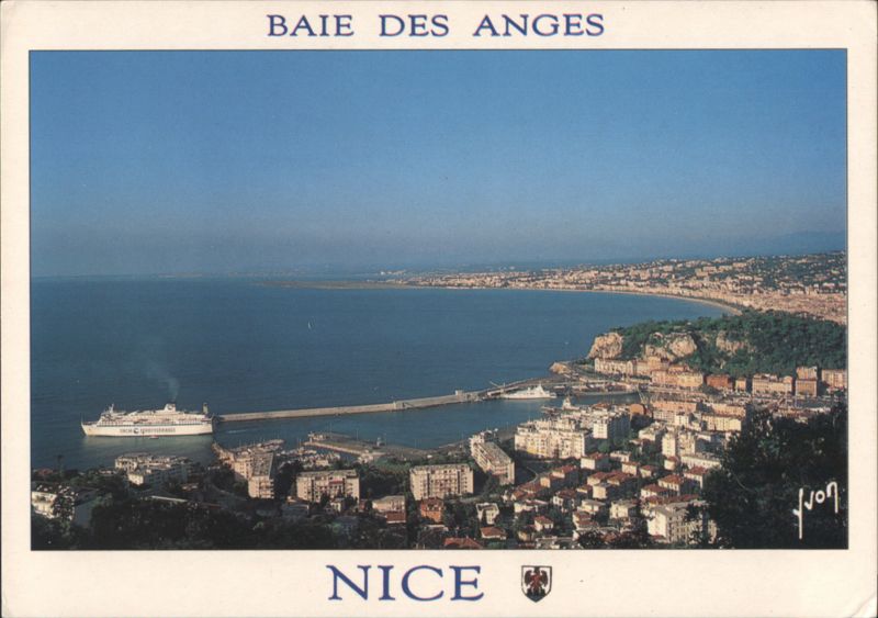 Baie des Anges and City of Nice Panorama France