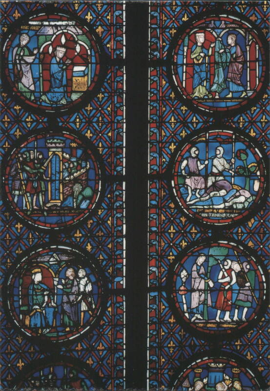 Sainte-Chapelle Stained Glass, Judith & Job Windows Paris France
