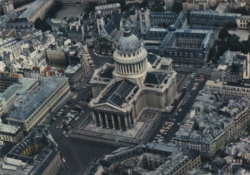 Aerial View of the Panthéon, Paris France Mopy