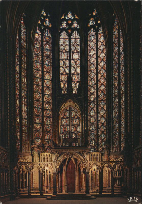Sainte-Chapelle Upper Chapel Stained Glass Windows Paris France