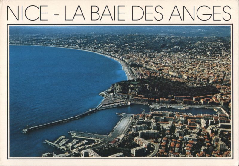 Nice - La Baie des Anges Aerial View France