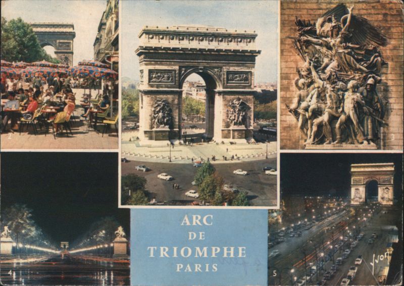 Arc de Triomphe & Champs-Élysées, Paris France