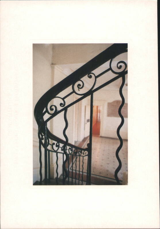 Wrought Iron Railing - Protestant Theology Faculty, Montpellier France