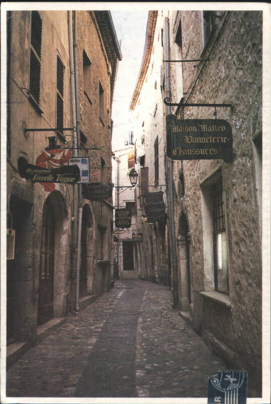 La Rue Grande, Saint-Paul-de-Vence Street Scene France