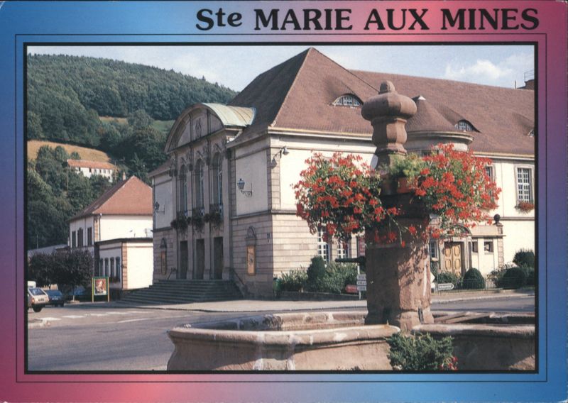 Ste Marie aux Mines Theatre and Fountain of the Heart SAINTE MARIE AUX MINES France