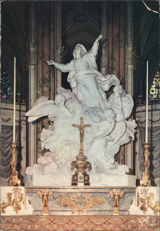 Assumption Group Sculpture by Bridan, Chartres Cathedral France