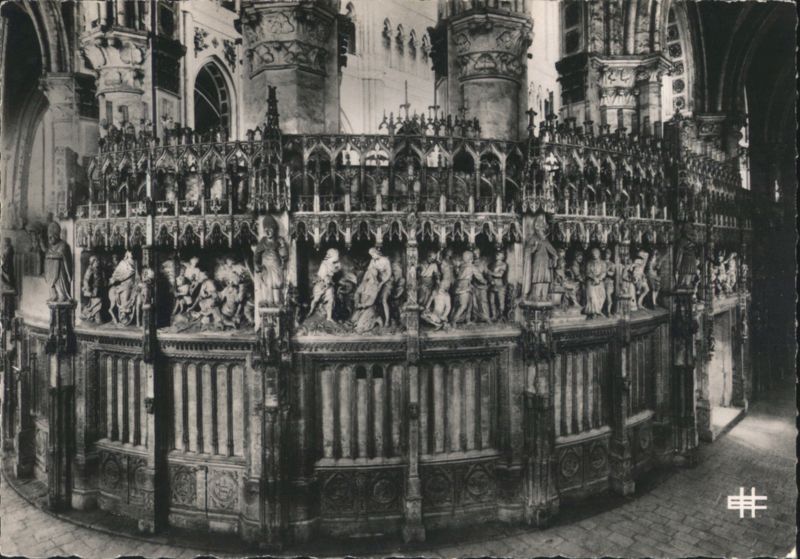 Chartres Cathedral: Choir Screen and 16th-18th Century Statues France
