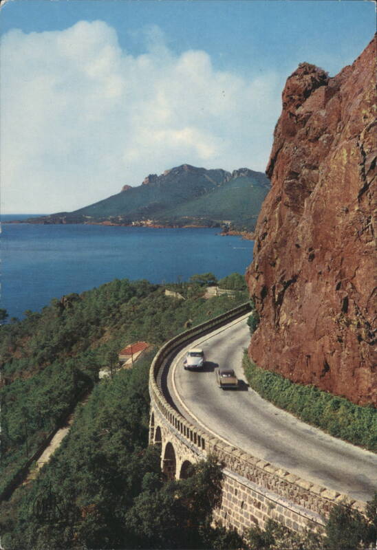 La Côte d'Azur - Route de la Corniche d'Or France