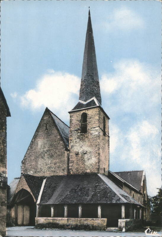 L'Eglise in Cheverny with Tall Spire France