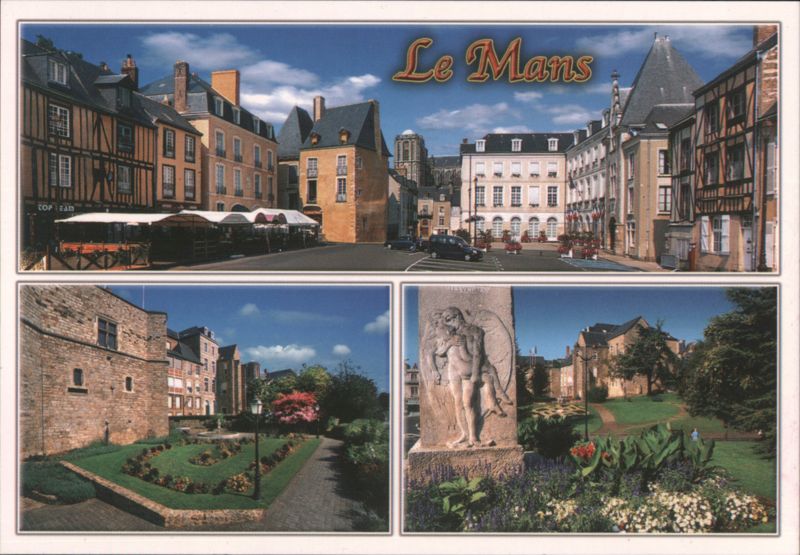 Le Mans City Views & Historic Landmarks France J.L. Vieubled