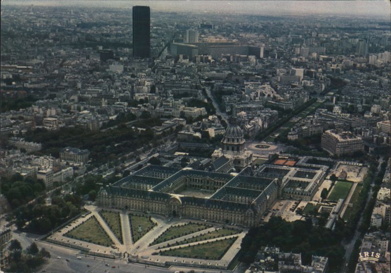 Aerial View of Les Invalides, Paris France