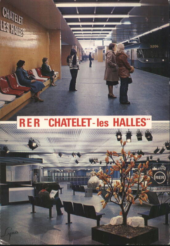 RER Châtelet-Les Halles Station, Paris France Rolf WALTER