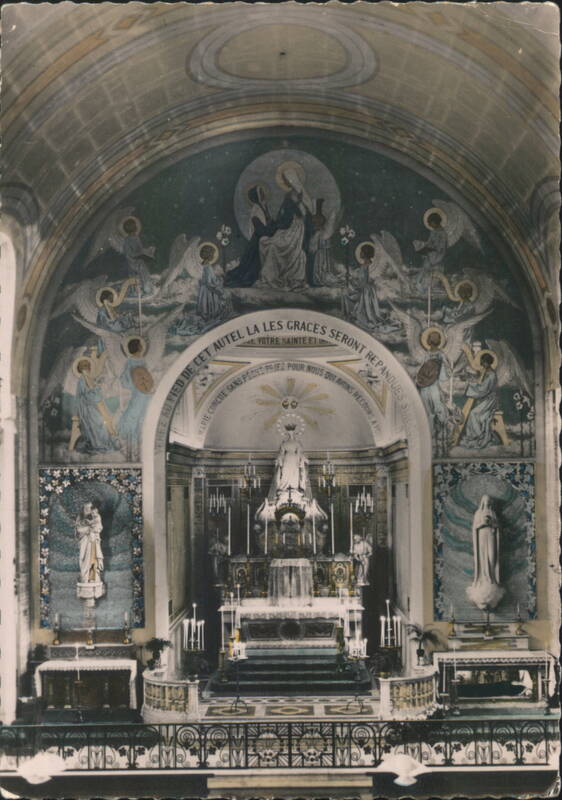 Chapel of the Miraculous Medal, Main Altar and Murals Paris France