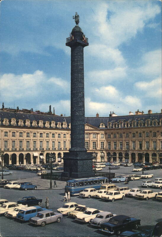 Vendôme Column in Place Vendôme, Paris France