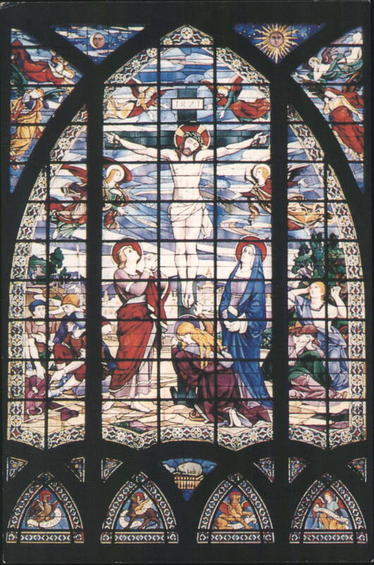 St-Jean de Montmartre, Paris - Crucifixion Stained Glass France