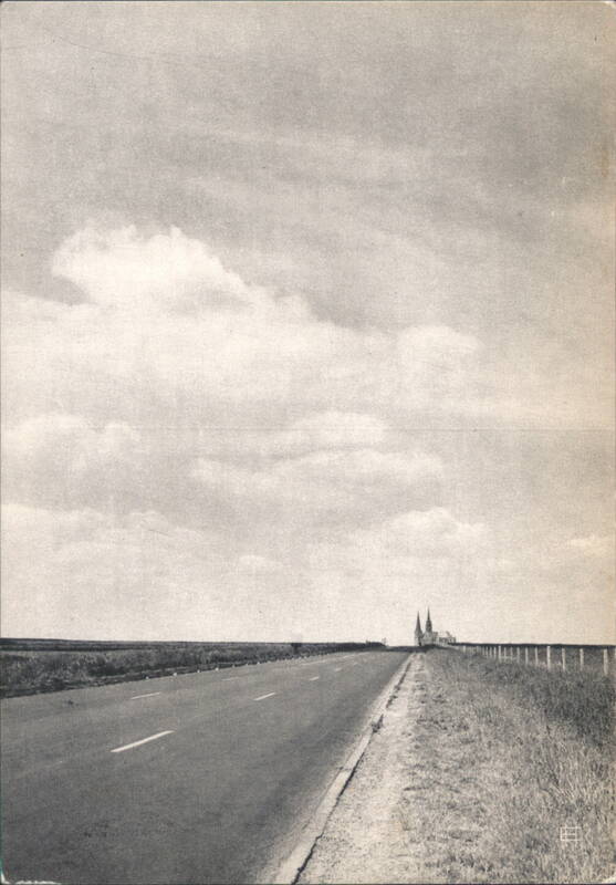 Road leading to Chartres Cathedral France Francesch